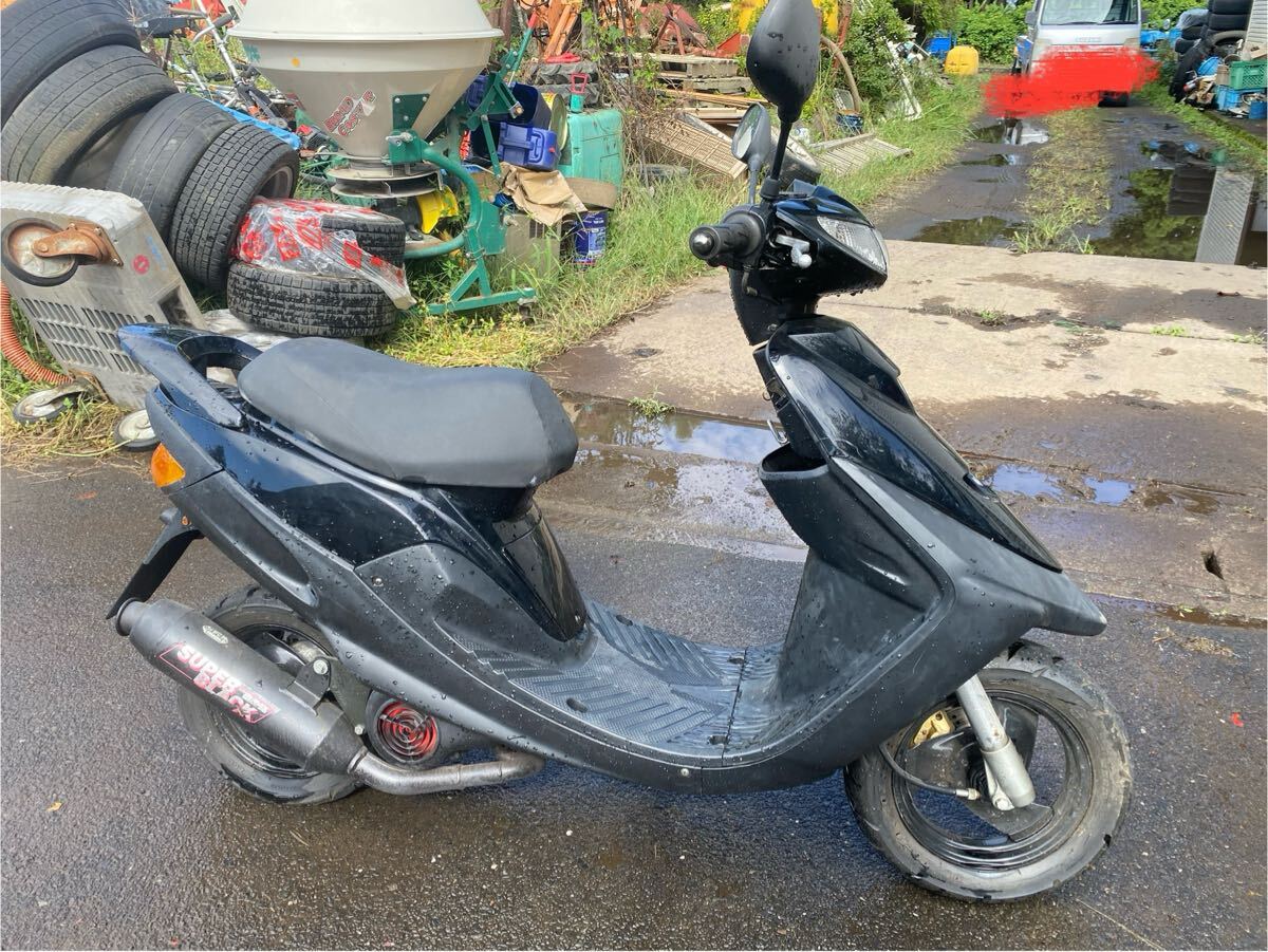 青森十和田市 ヤマハ 3YK 年代物 エンジン一発 絶好調です 走行OK 販売証明書 タイヤはビンビン割れ バーテリ駄目 引き取りOK 拍卖