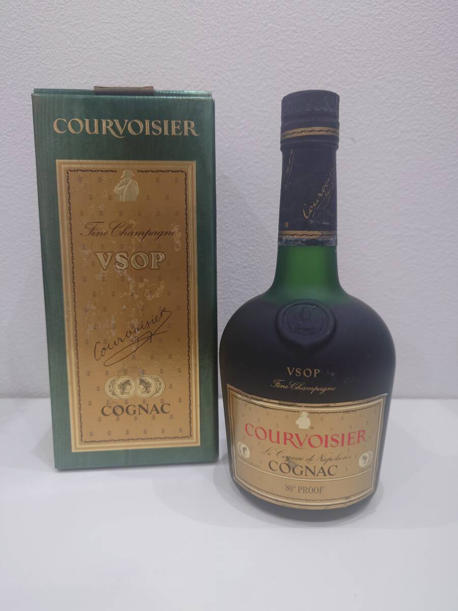 ★大黒屋★COURVOISIER クルボアジェ VSOP 350ml 40% コニャック 未開栓 箱付き拍卖