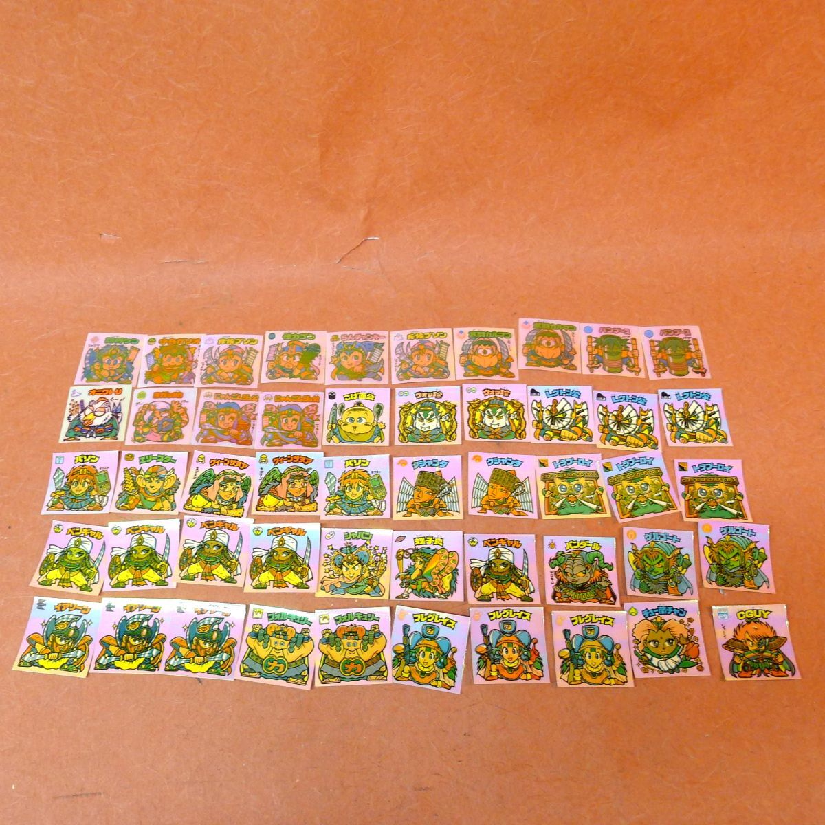 i◆004 ロッテ ビックリマン 悪魔VS天使シール 武闘カルマン 怪力ゴン らんチャンキー バンブース にゃんごムジュ公 他 まとめて50枚/60拍卖