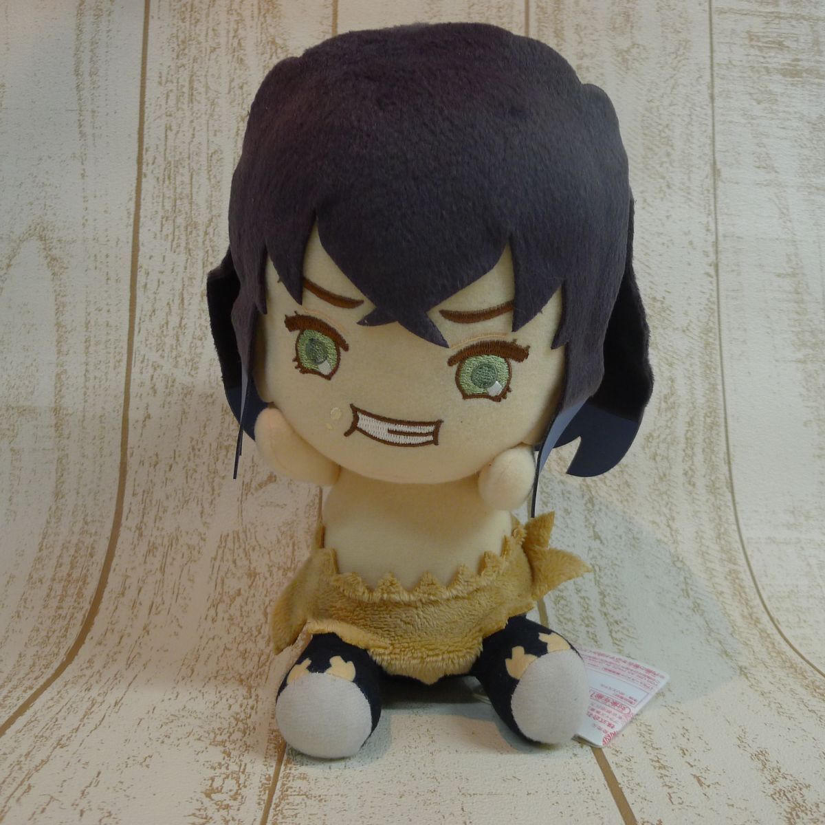 h◆227 鬼滅の刃 嘴平伊之助(はしびら・いのすけ) BIGぬいぐるみ フィギュア 高さ約24cm でっかいぽふっとぬいぐるみ /60拍卖