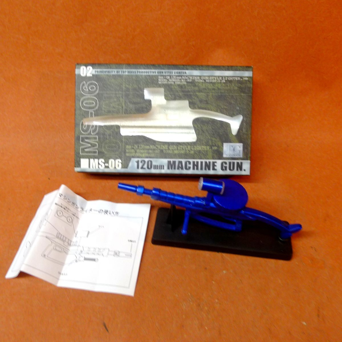 i◆144 MS-06 ZAKU 120mm MACHINE GUN ライター 全長24cm 機動戦士ガンダム/60拍卖