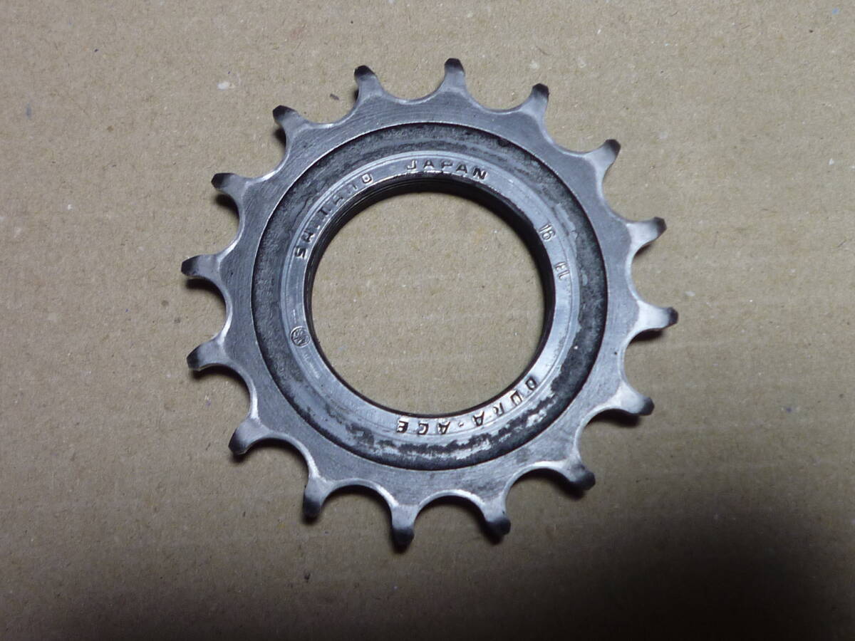 ピスト トラック dura-ace コグ16T厚歯 歯が減ってます拍卖