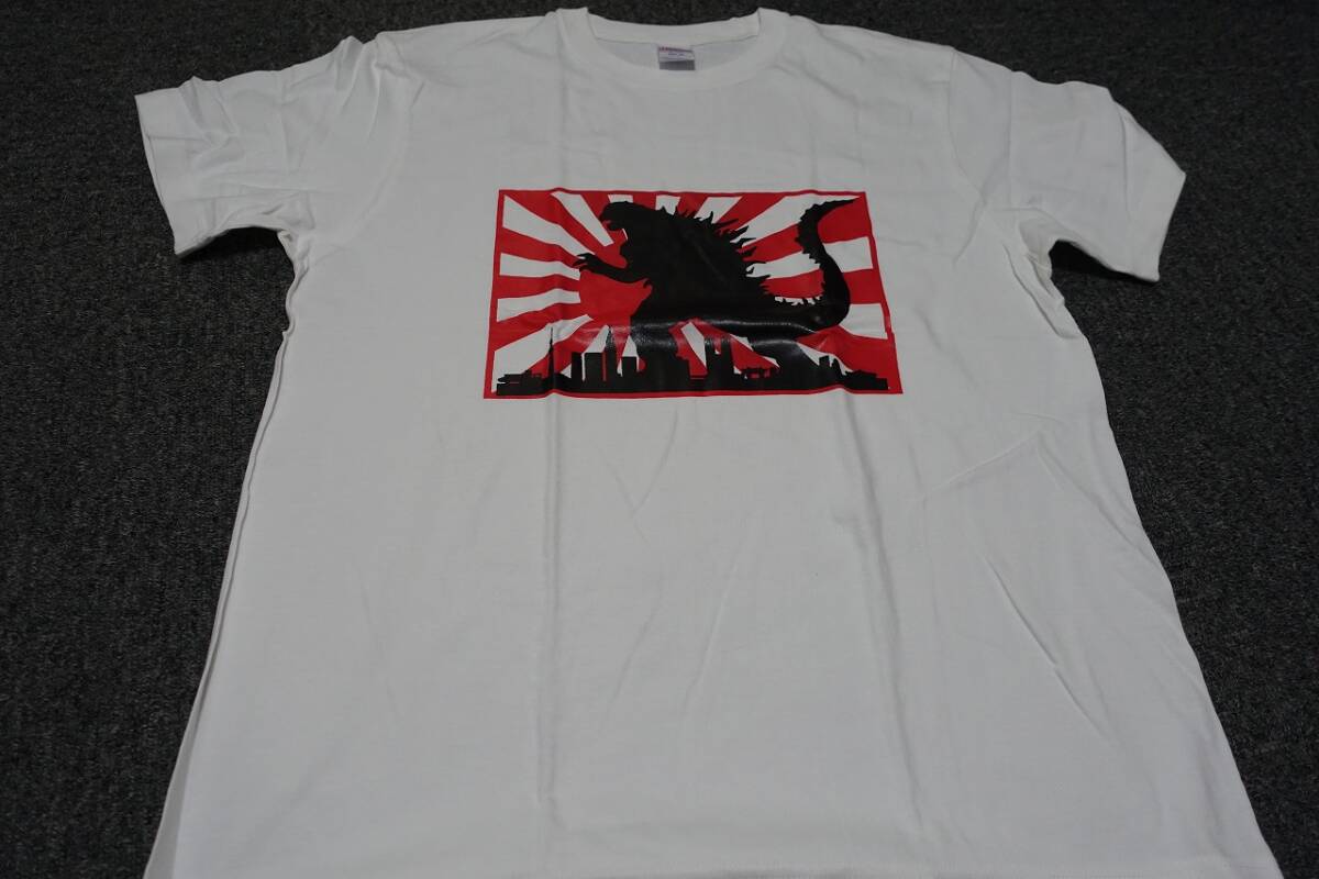 ★☆激レア オリジナル 日章旗×ゴジラ Tシャツ Lサイズ 未使用品☆★拍卖