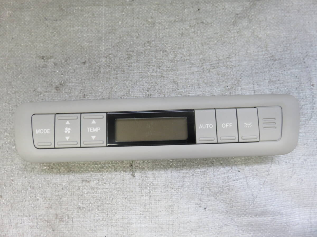 ★STD7048/アルファード10系後期 MNH10 ANH10 ANH15 MNH15 純正 リアエアコンスイッチ 操作コントロール2列目/後席/84010-58010 グレー拍卖