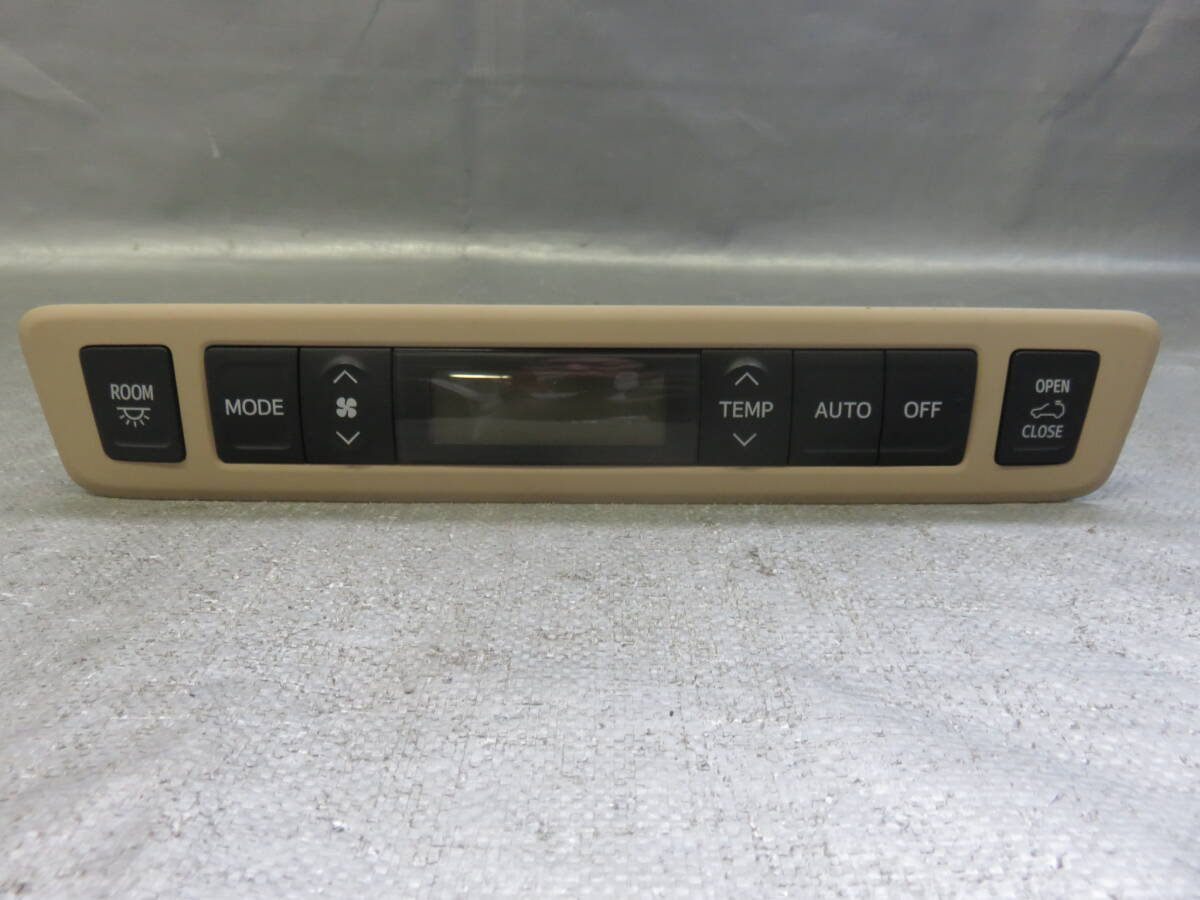 ★STD7111/アルファード20系 ヴェルファイア 前期 ANH20W GGH20W リアエアコンスイッチ 操作コントロール2列目/後席/84010-58060 ベージュ拍卖