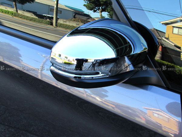 フリードハイブリッド GB7 GB8 メッキ サイド ドア ミラー カバー ガーニッシュ ベゼル パネル モール MIR-SID-069拍卖