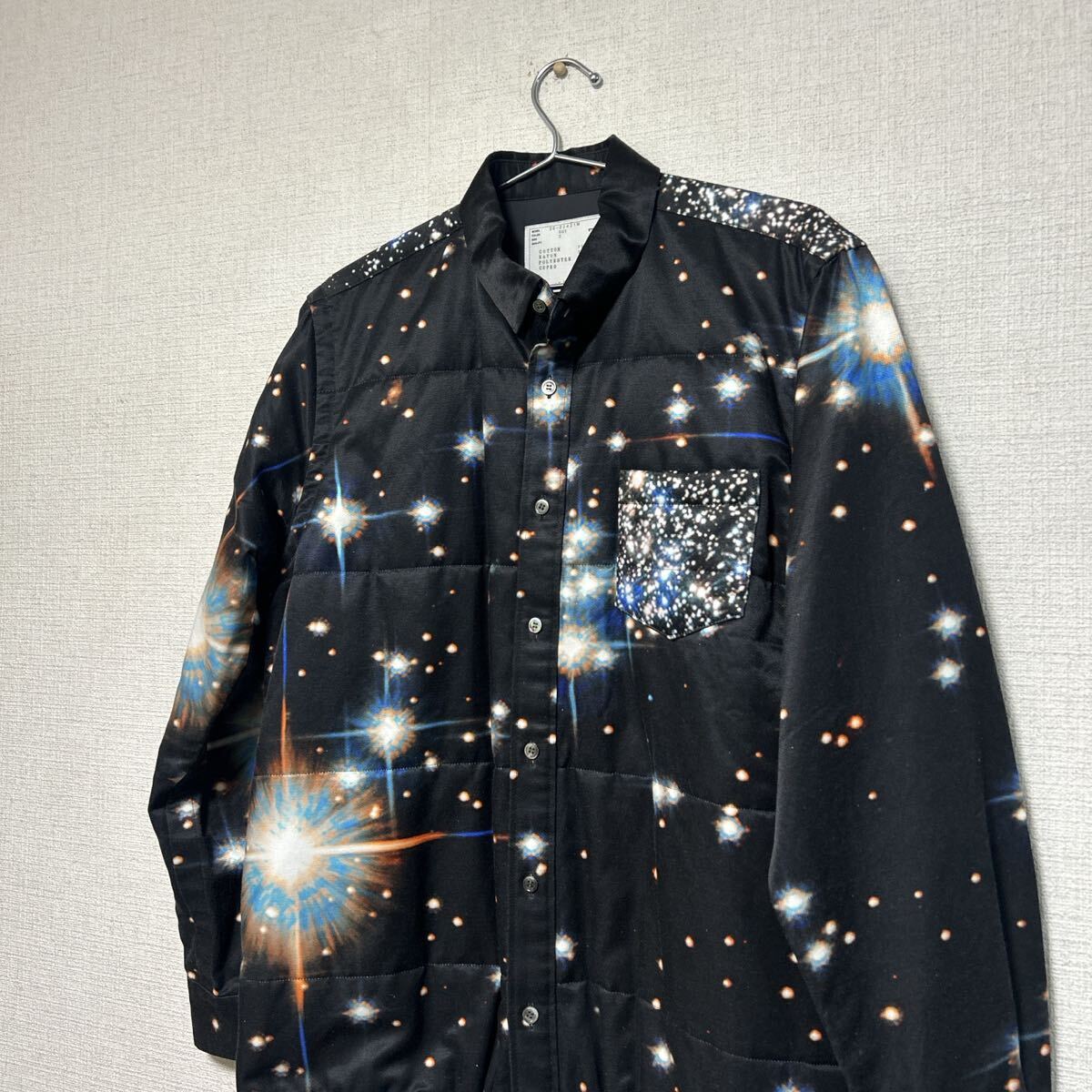 ★激レアデザイン★ sacai NASA ジャケット シャツ ブルゾン 2 サカイ ナサ拍卖