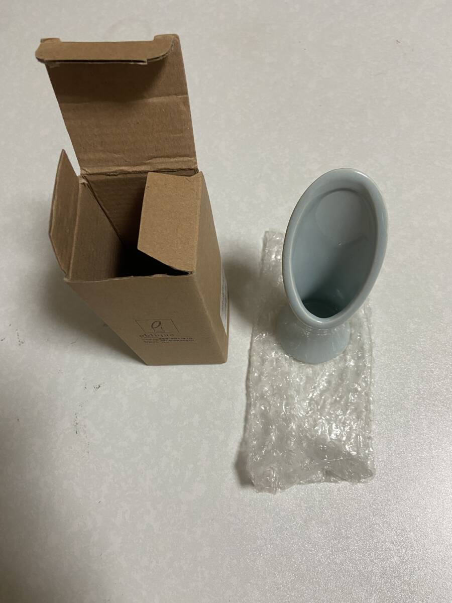 ★クレイ oblique「オブリーク」 仏用花器 CELADON GREEN 359-001-410 ★未使用品【KT0181F】拍卖