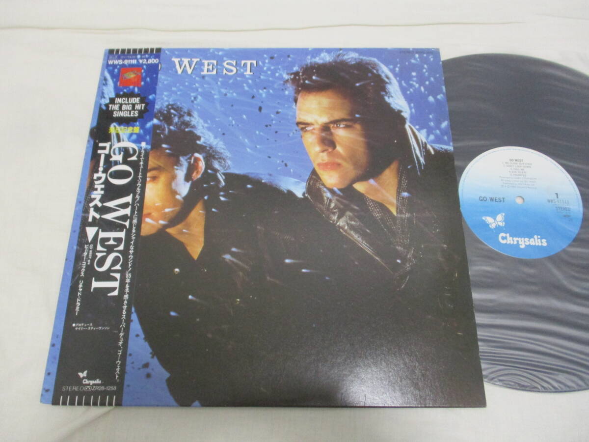 Go West - Same Title ゴー・ウェスト 国内盤 来日記念盤 LP 1985年?プレス 帯付き拍卖