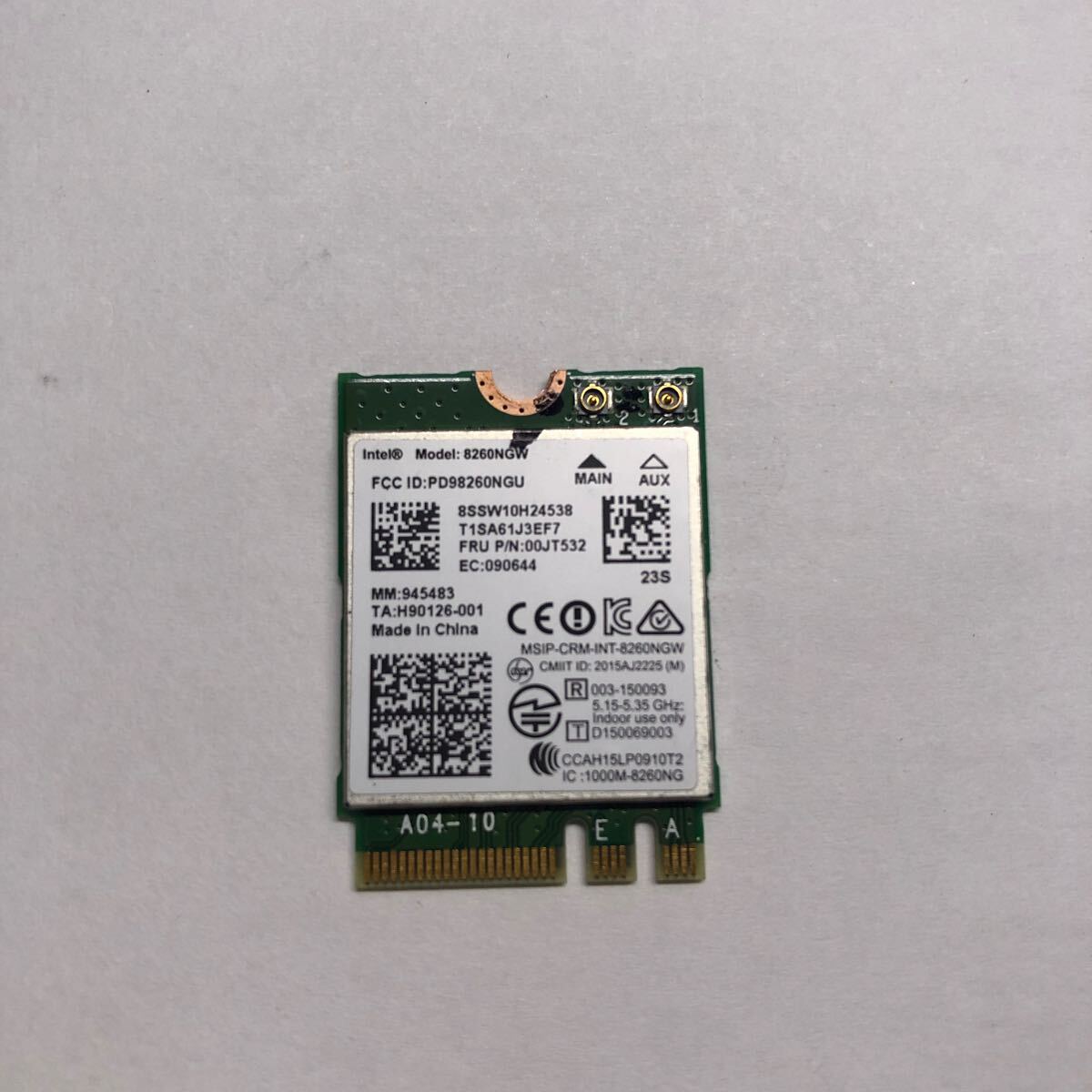 無線LANカード Intel Dual Band Wireless-AC 8260NGW /107拍卖