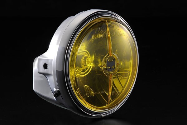 (6)マーシャル 722・702 フルキット イエローレンズ メッキケース ホンダ用 180㎜☆適合GS400CBX400FGSX400EザリゴキGT380ホーク2CBR400F拍卖