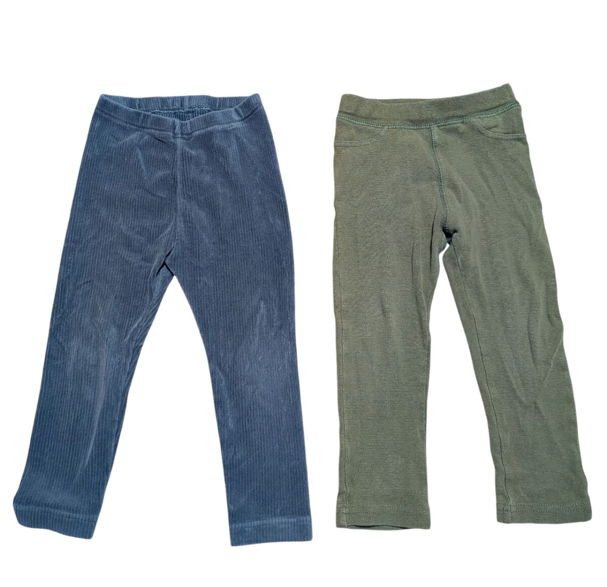 ユニクロ コーデュロイライクレギンスパンツ フタフタ ストレッチパンツ 90 95 2点セット UNIQLO futafuta拍卖