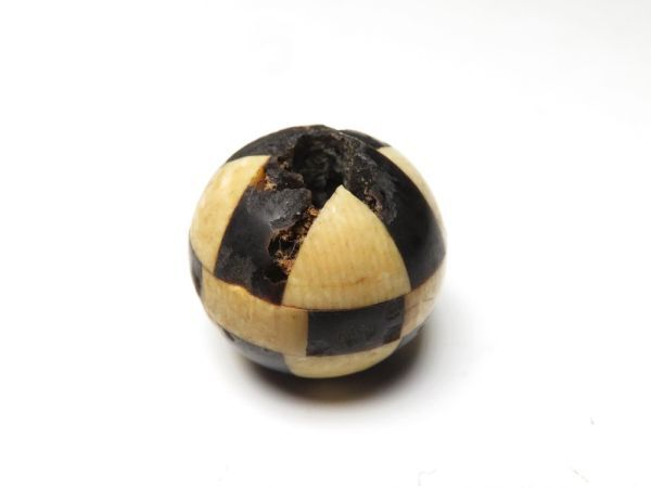 【11561】明治期 堤物 牙 緒締(初品・買取品)拍卖