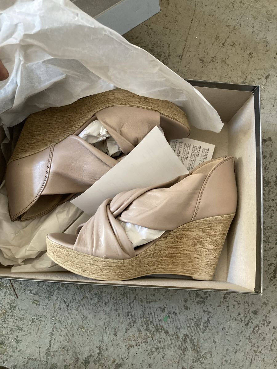 【服飾】 靴 サンダル イタリア製 Karen Lipps レディース カレン リップス 22.5cmくらい パンプス ヒール レザー ローファー シューズ拍卖