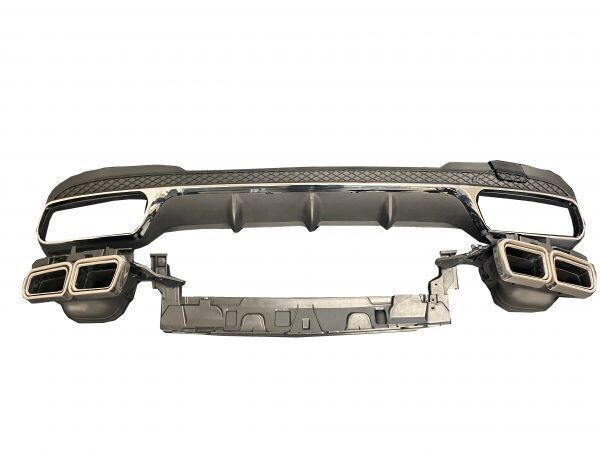 【新商品】 W212 後期 E63仕様 ディフューザー&マフラーセット /シルバー メルセデスベンツ 社外品 W212E63-22拍卖