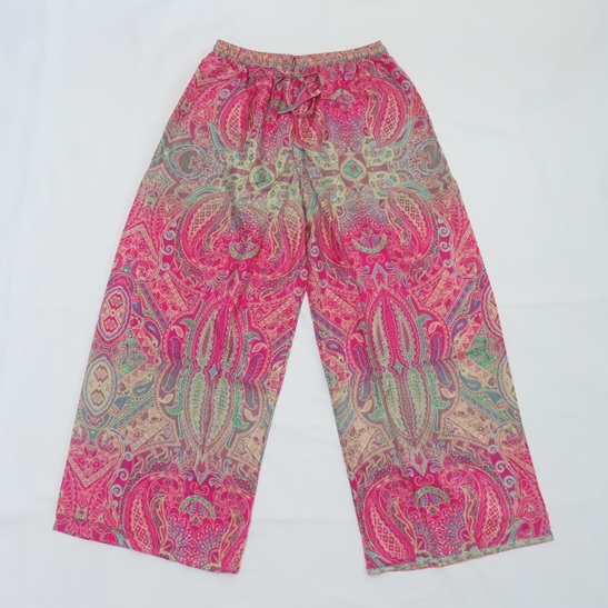 〓 新品 〓 ワイドパンツ 〓 エスニック アジアン ヨガ ピラティス ルームウェア 民族衣装 ゆったり おしゃれ 〓A082拍卖