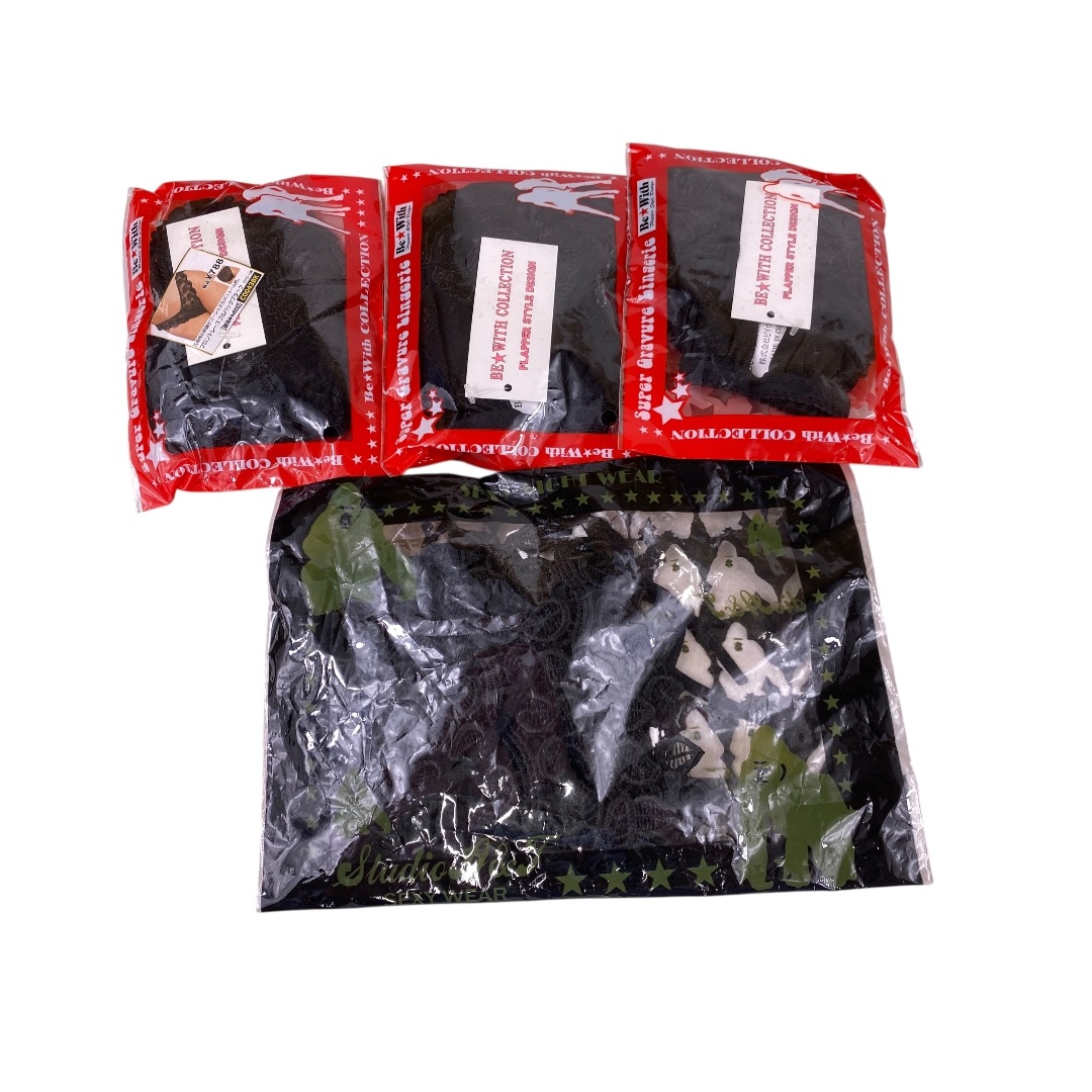 未使用 BE★WITH COLLECTIONショーツ、レースブラ&ショーツセット dd48拍卖