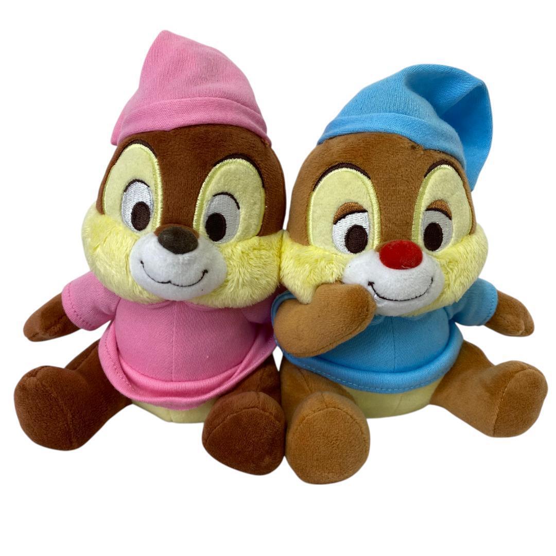 yw57 ディズニーストア チップとデール パジャマ ぬいぐるみ 2体セット拍卖