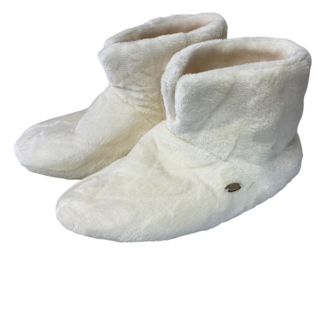 yw59 チュチュアンナ もこもこルームシューズ 白 フリーサイズ拍卖