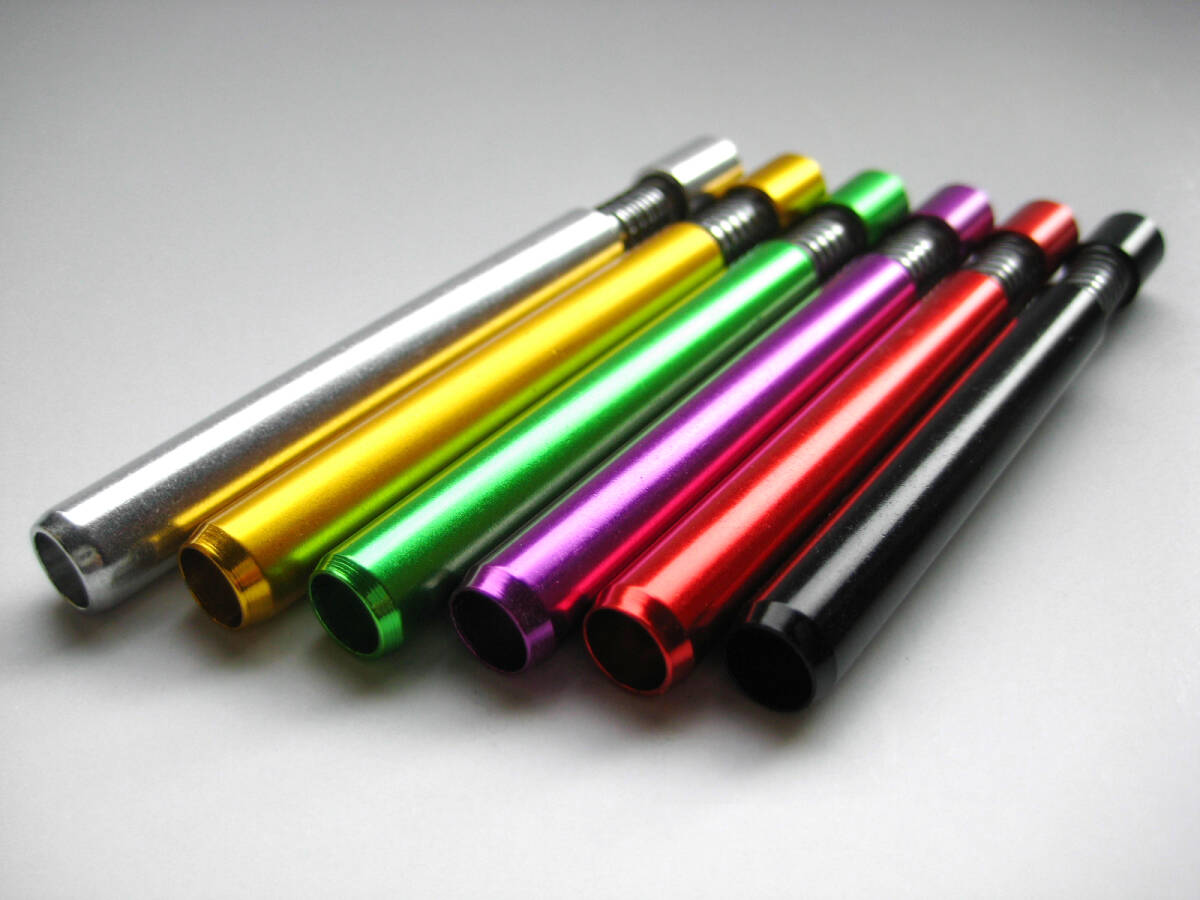 ワンヒッター/ワンショットパイプ【PUSHタイプ】スプリングバッズパイプ@6色◆便利&ライトなBUDSパイプBURST HIGH TIMES THC420WEED梵KUSH拍卖