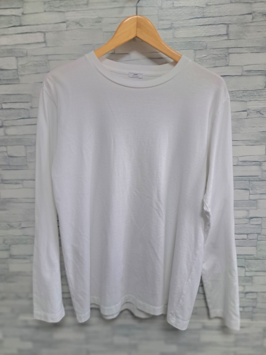 ☆SHIPS シップス ロングTシャツ 長袖シャツ 無地/メンズ/L☆新作モデル拍卖