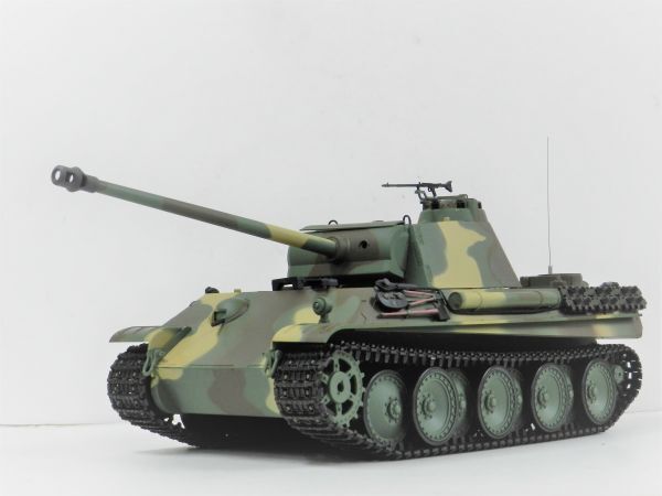 ☆塗装済み完成品戦車ラジコン☆ Heng Long 2.4GHz 1/16 戦車ラジコン パンサーG 3879-1【赤外線バトルシステム付 対戦可能 Ver.7.0】拍卖