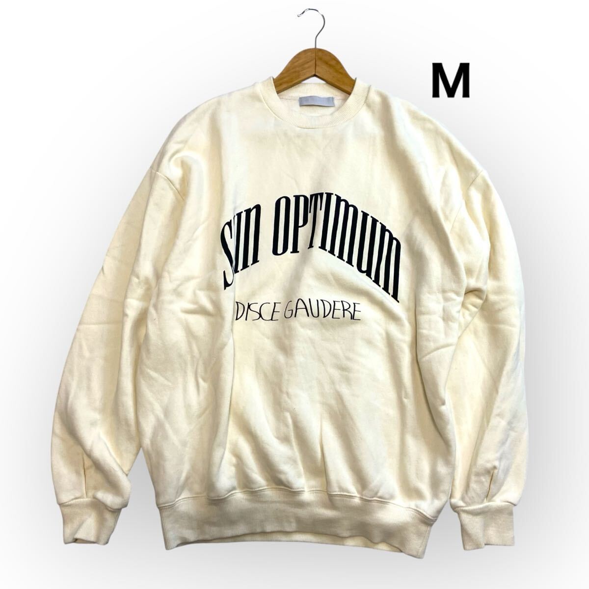 SENSE OF PLACE アーバンリサーチ パーカー トレーナー カレッジグラフィックスウェットシャツ レディースメンズM 裏起毛 イエロー 拍卖