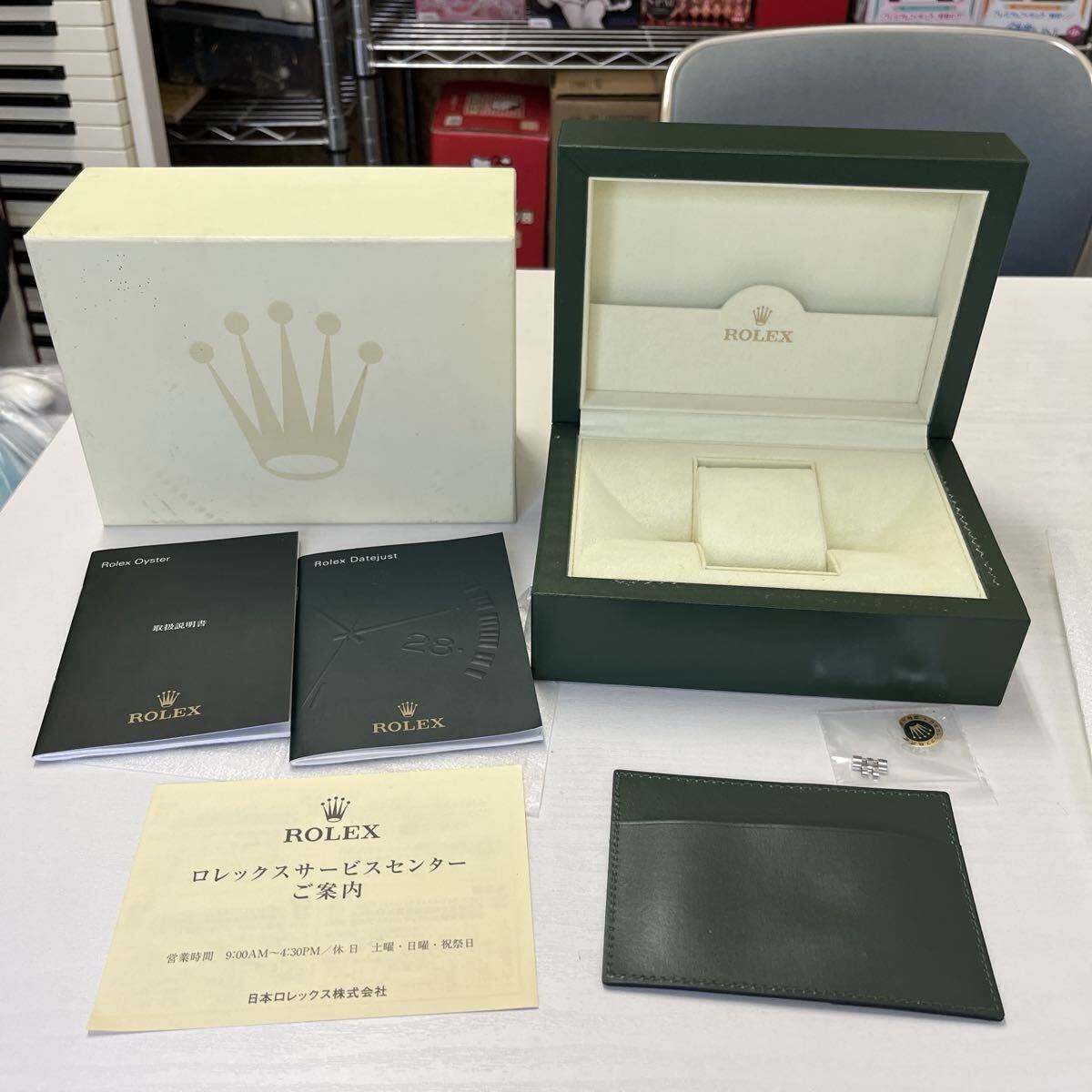 ROLEX 空箱 ROLEX SA GENEVE SUISSE 31.00.04 ロレックス 外箱 時計ケース グリーン ボックス BOX 箱 付属品 現状販売品拍卖