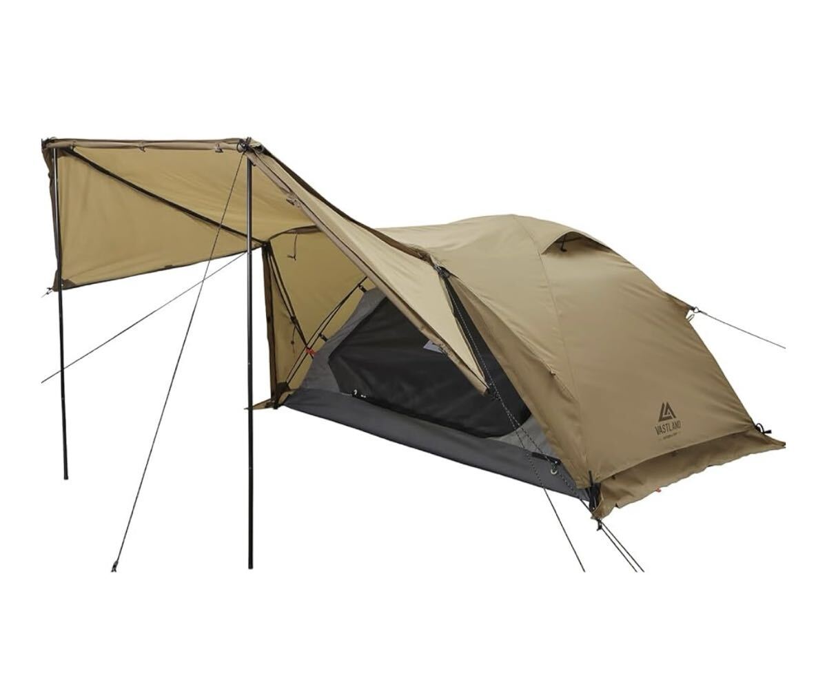 ヴァストランド VASTLAND テント 2人用 ドームテント デュオ ペグ ポール付き 新品グランドシート付き拍卖