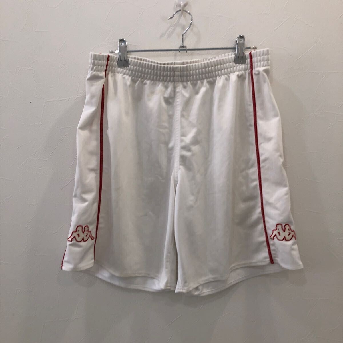 EI2547 カッパ ハーフパンツ ホワイト メンズ M拍卖