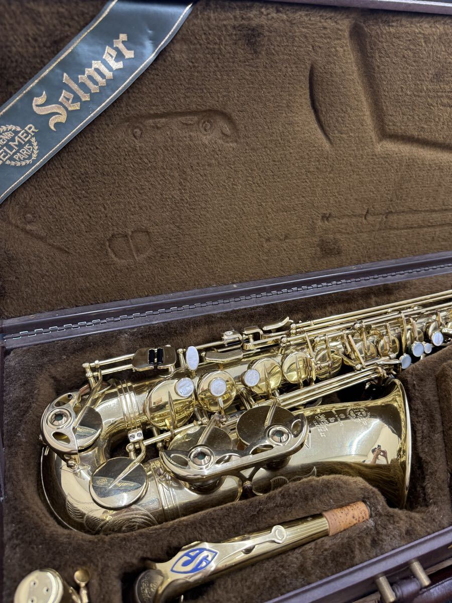 美品【SELMER セルマー スーパーアクション80 シリーズ2 アルトサックス 音楽 楽器 吹奏楽 ジャズ ハードケース付き 演奏 バンド】拍卖