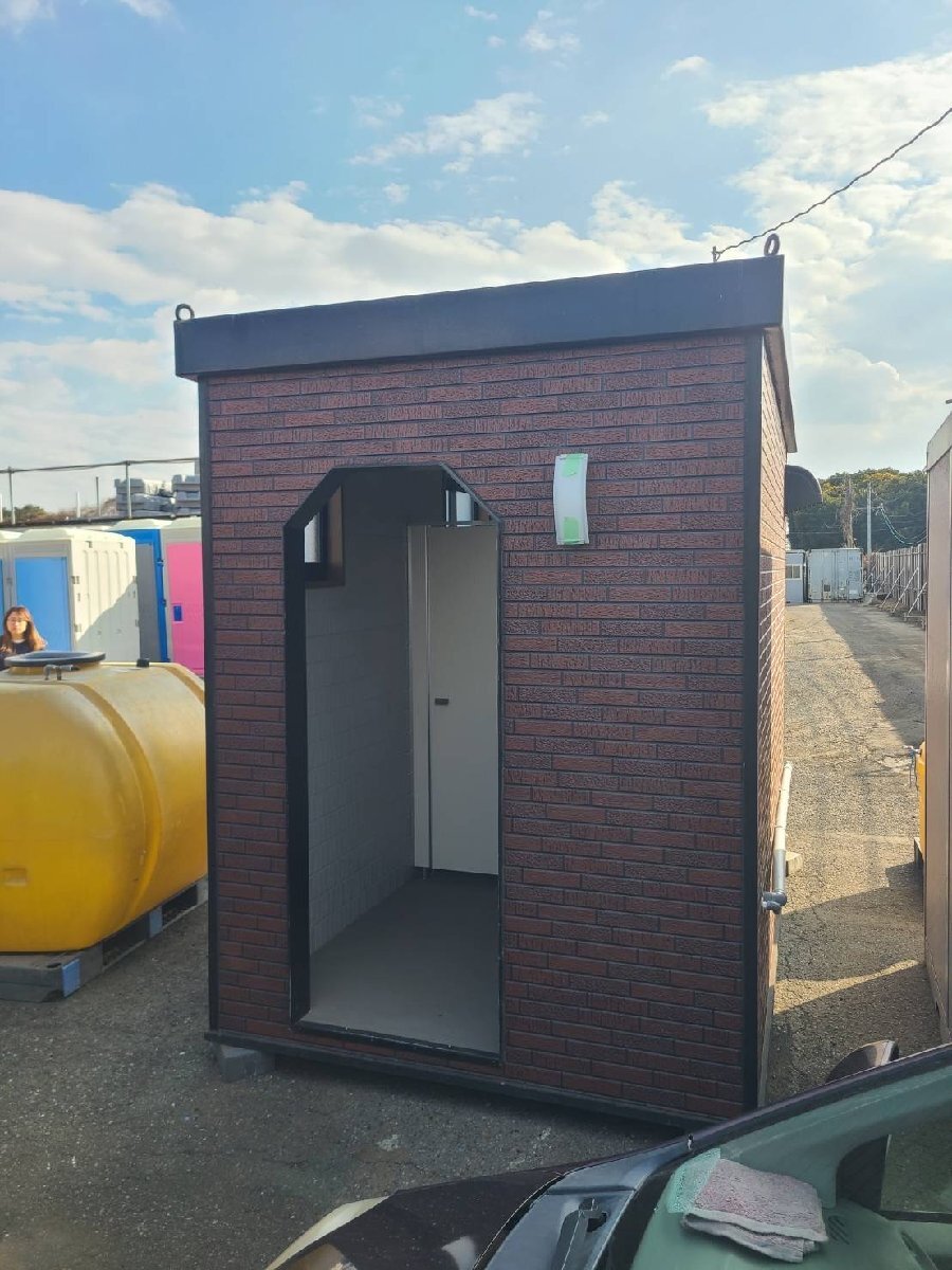 中古 ユニット型 常設 圧送式トイレ 洋式 大便器 イベント 常設 仮設トイレ 拍卖