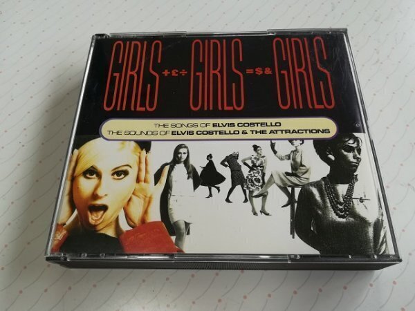 ELVIS COSTELLO エルヴィス・コステロ - GIRLS! GIRLS! GIRLS! UK盤 2CD 89年盤 コンピアルバム A-0099拍卖
