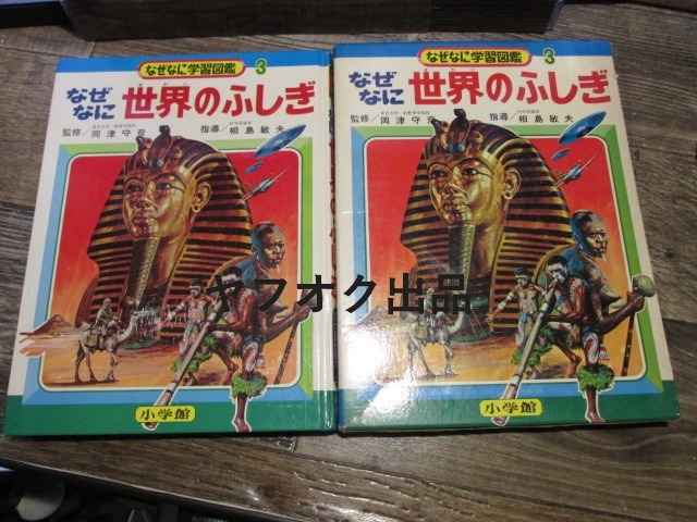 ◆絶版 小学館 なぜなに学習図鑑3 世界のふしぎ 函付 前村教綱 南村喬之 石原豪人 他拍卖