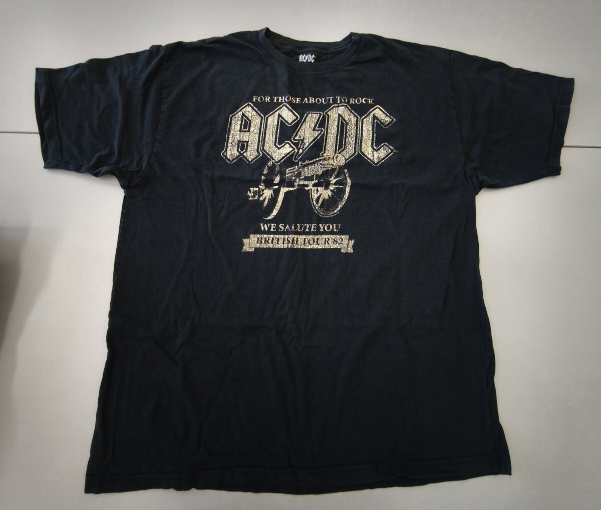 古着 AC/DC 半袖Tシャツ 悪魔の招待状 - For Those About to Rock Vintage バンドT #Led Zeppelin ガンズ ビンテージ拍卖