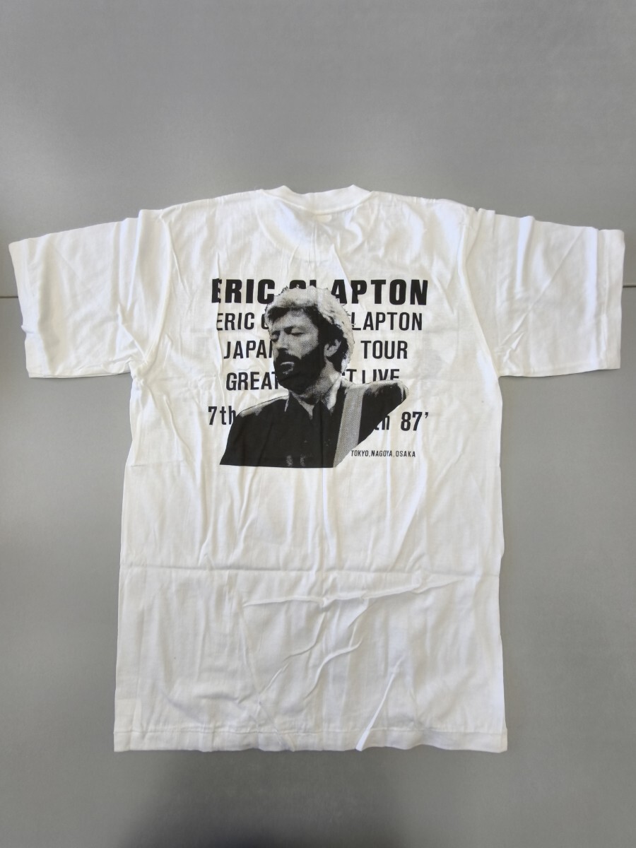未使用 87年ツアーTシャツ エリック・クラプトン Eric Clapton #Cream バンドTシャツ レッド ツェッペリン ストラトギター Fender Gibson拍卖