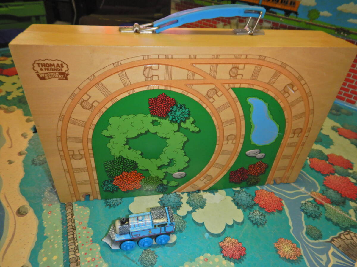 木製 きかんしゃトーマス 持ち運び用バック拍卖