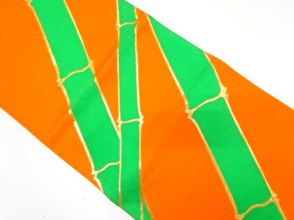 ys7521085; 竹節模様織り出し袋帯(着用可)【アンティーク】【着】拍卖