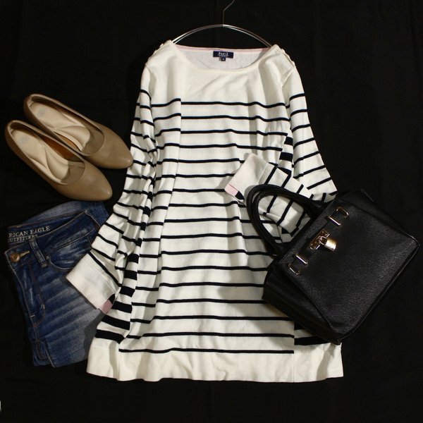 美品 PART2 by JUNKO SHIMADA ジュンコシマダ ウールブレンド ニット チュニック M 秋 冬 25B09拍卖