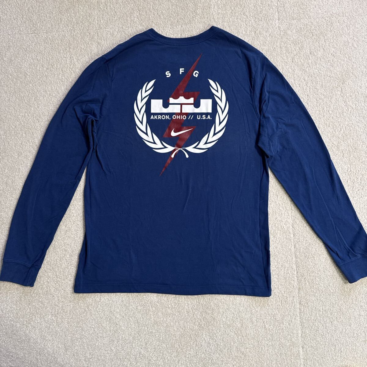 NIKE/Lebron ナイキ レブロン ジェームス 長袖Tシャツ  ロンT拍卖