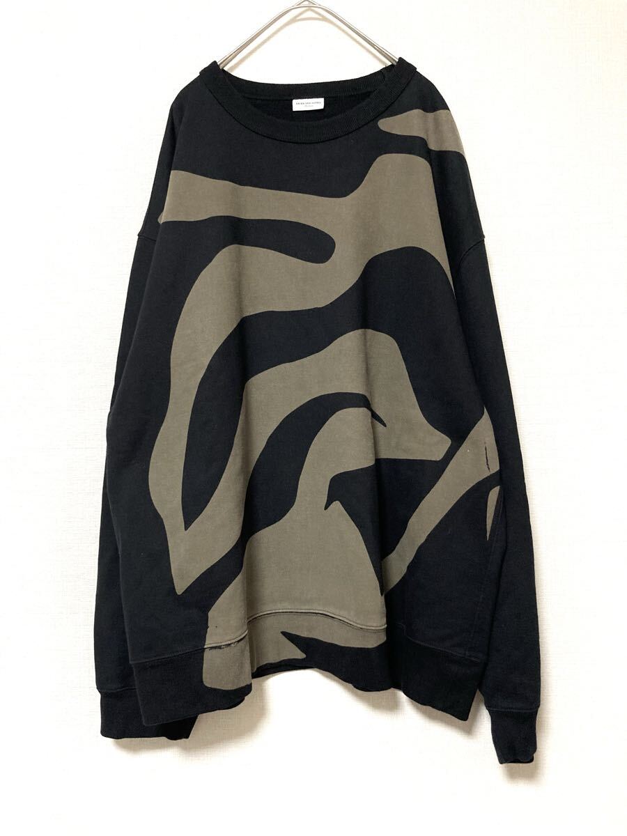 ドリスヴァンノッテン DRIES VAN NOTEN クルーネック プリント スウェット 長袖 ニット メンズ トレーナー グラフィック拍卖