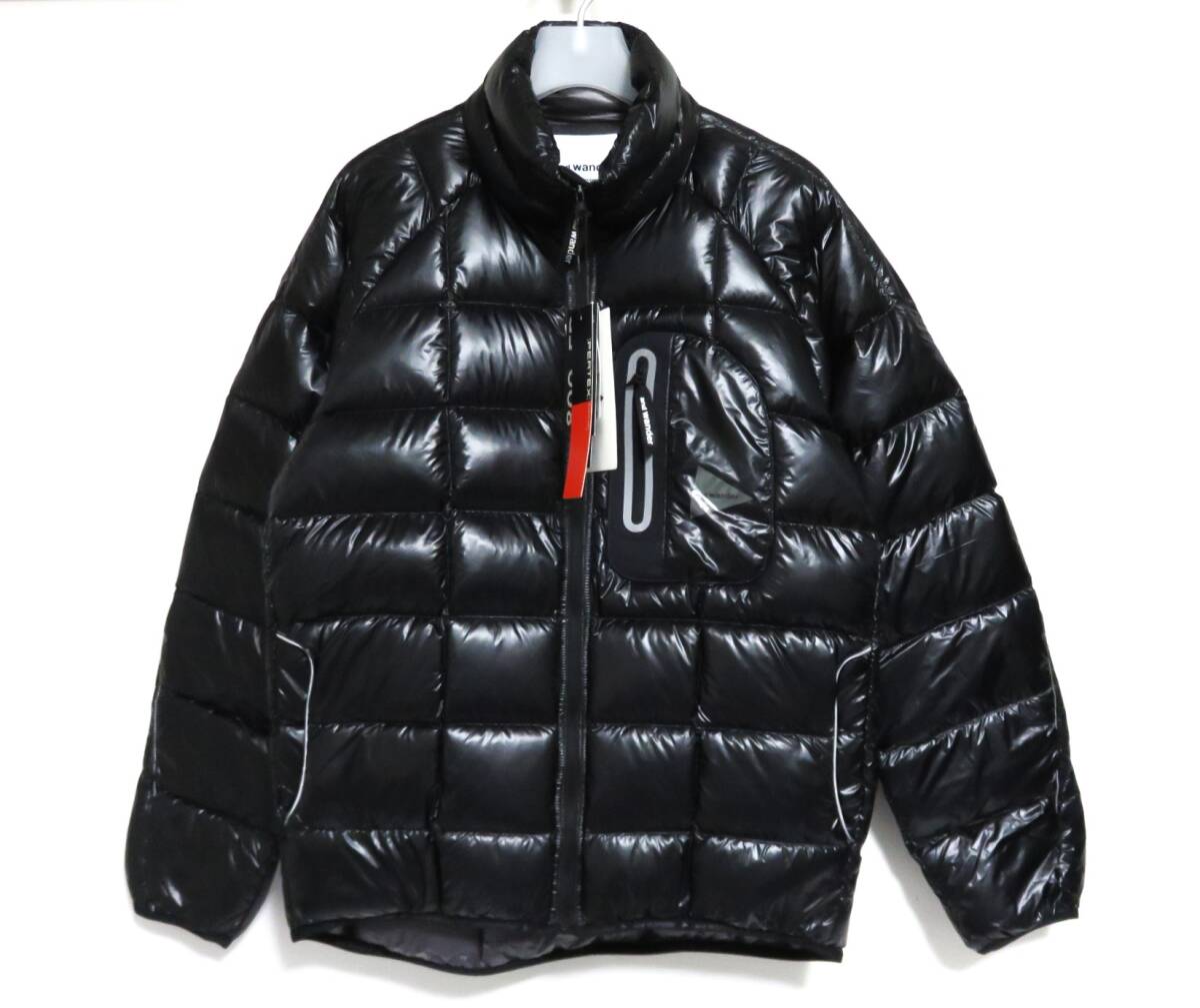 定価8.2万 新品 and wander diamond stitch down jacket M ブラック PERTEX 800FP アンドワンダー ダウン ジャケット パーテックス拍卖