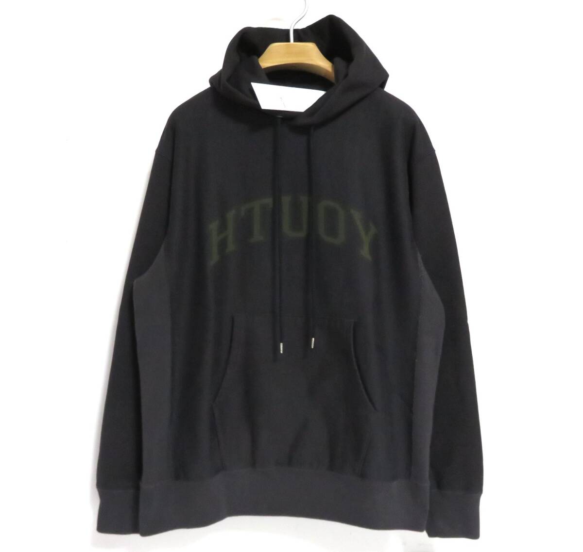 新品 blurhms × BEAUTY&YOUTH Soft&Hard Sweat Hoodie P/O 2 チャコール ブラームス カレッジ スウェット パーカー フーディー拍卖