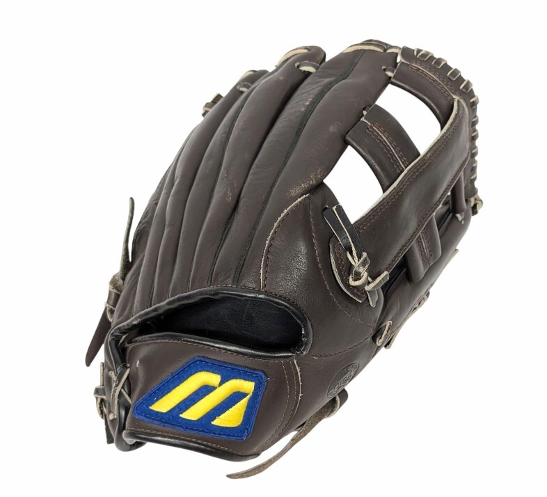 ミズノ グローブ 野球 レザー ダークブラウン レザー Lite Flex mizuno 30cm ヴィンテージ 右利き 【中古】拍卖