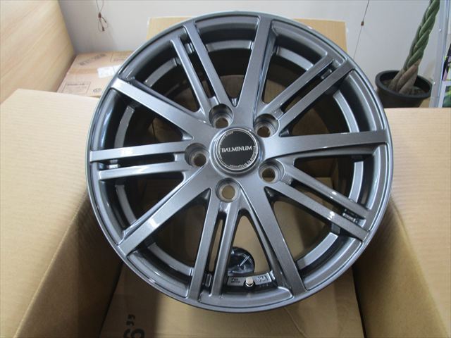 送料無料 未使用品 バルミナ BR10 16×6.5J+39 114.3×5穴 4本 現行 90系 ノア ヴォクシー等 平座 トヨタ純正平面座対応拍卖