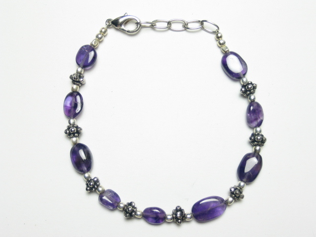 ◎●ブレスレット 紫水晶 アメジスト     デザインNO.7-2-1拍卖