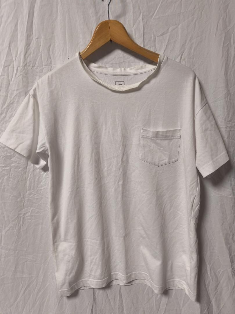 The Norh Face ポケットTシャツ 白 半袖 メンズ M拍卖