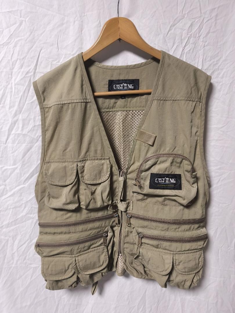 CASTING フィッシングベスト メッシュ マルチポケット メンズ M拍卖