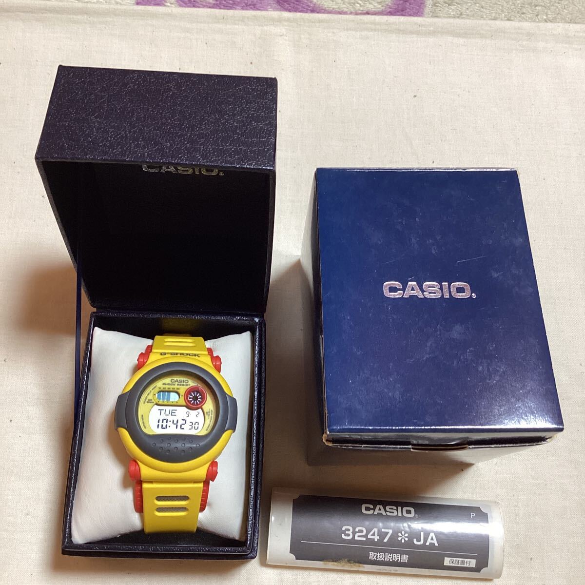 送料無料 中古美品  G-SHOCK ジェイソン イエロー G-001-9JF拍卖