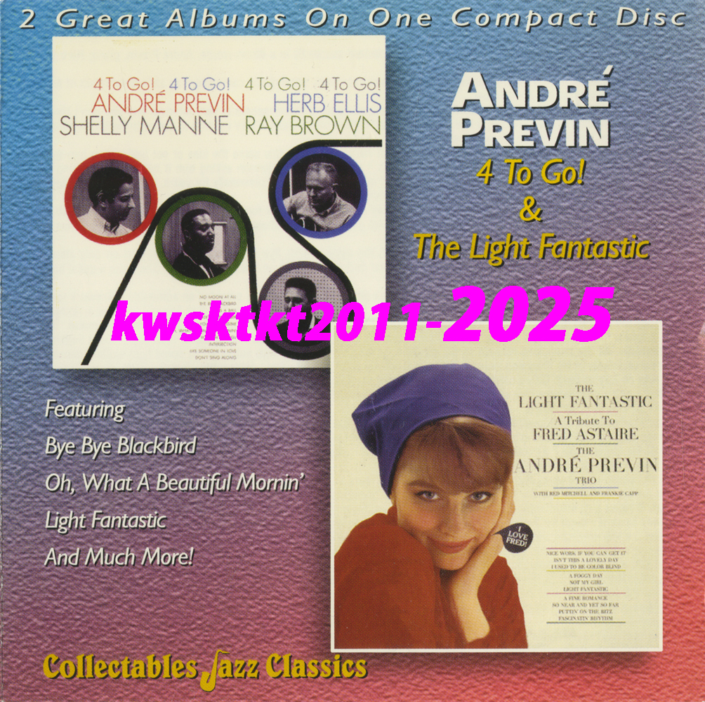 COL-5892★Andre Previn 4 to Go!/The Light Fantastic拍卖
